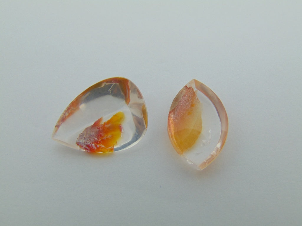26.90cts Quartz (Hematoid)