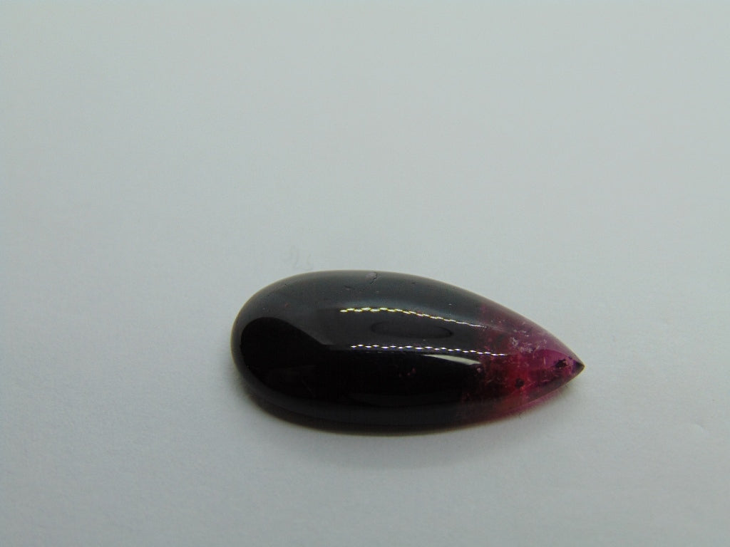 11.90ct Tourmaline Cabochon Bicolor 23x11mm