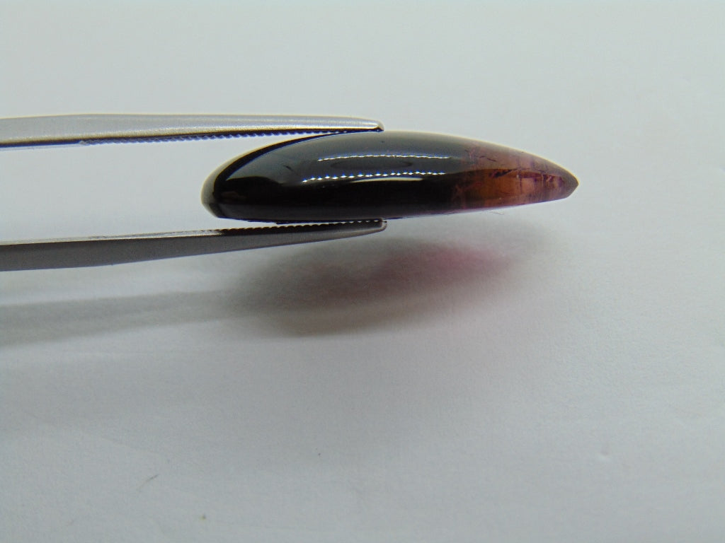11.90ct Tourmaline Cabochon Bicolor 23x11mm