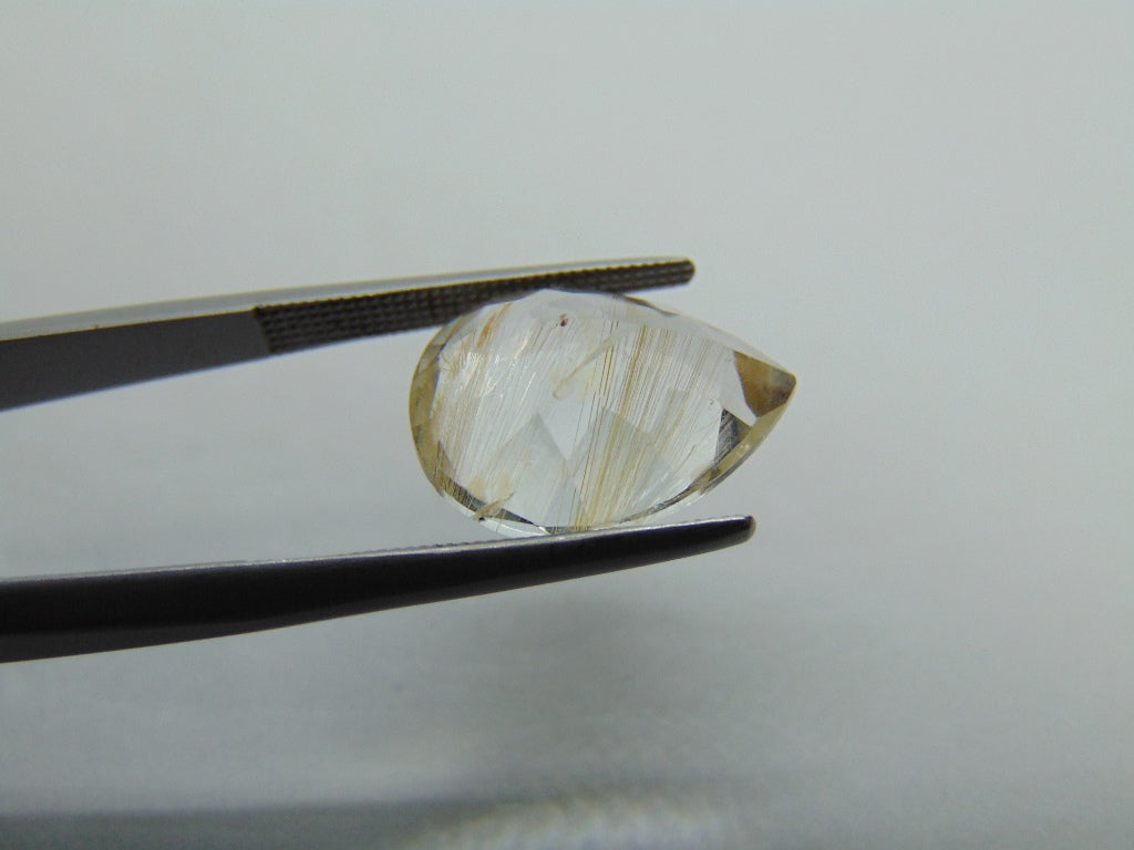 9.35ct Topaz With Rutile 15x12mm