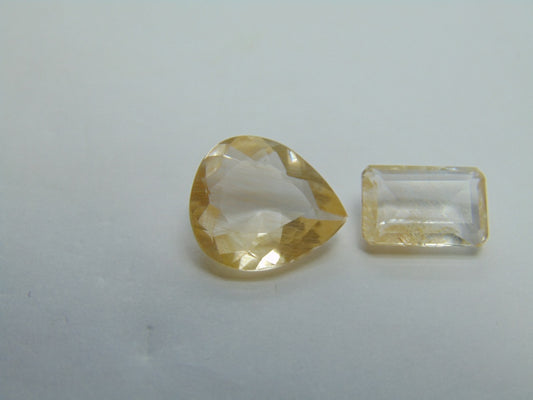 9.79ct Topaz Goldem 13x11mm 11x7mm