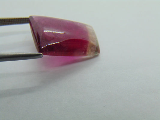 11.50ct Tourmaline Cabochon Bicolor 18x14mm