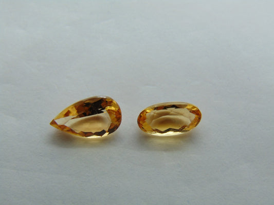 2.70ct Imperial Topaz 9x6mm 8x5mm