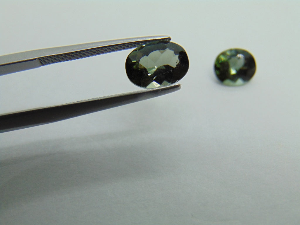 2.73ct Tourmaline 9x6mm 7x6mm