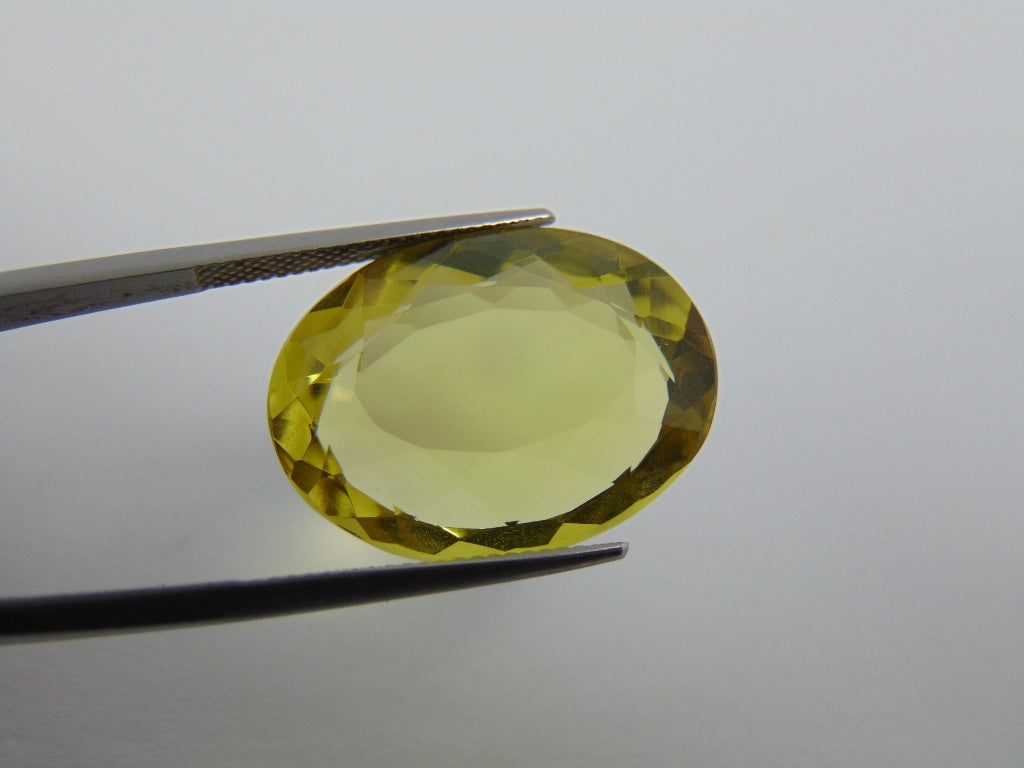 25ct Green Gold 23x18mm