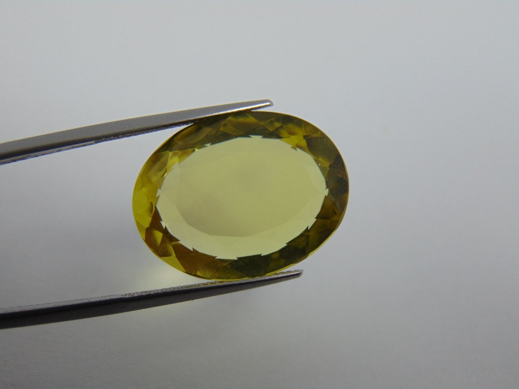 25ct Green Gold 23x18mm
