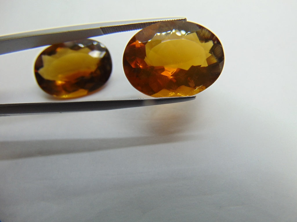 36.15ct Citrine 22x16mm 22x15mm