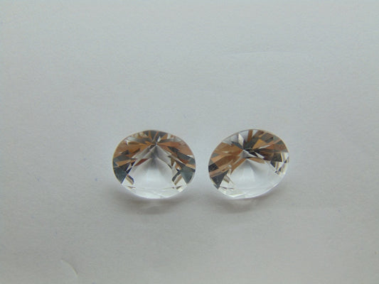 9.75ct Topaz Pair 11mm