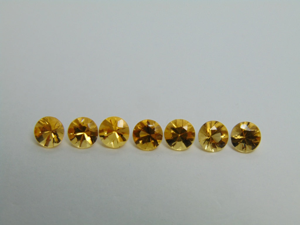 5.30ct Citrine Calibrated 6mm
