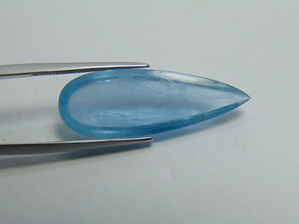 14.50ct Aquamarine Cabochon 31x10mm