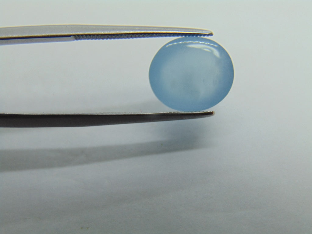5.90ct Aquamarine Cabochon 11x10mm