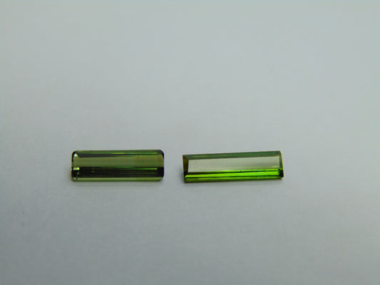 1.92ct Tourmaline 11x4mm 13x4mm