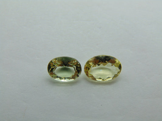 3.15ct Beryl Green 10x7mm 9x7mm