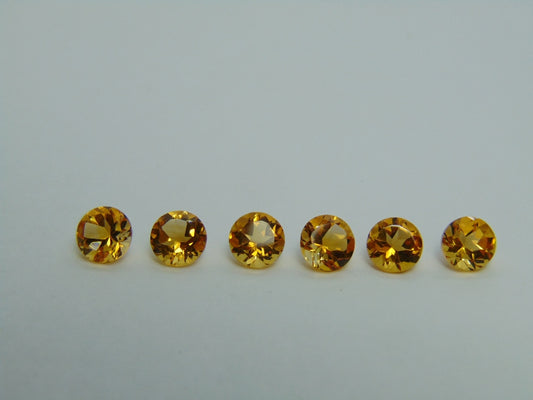 4.90ct Citrine Calibrated 6mm