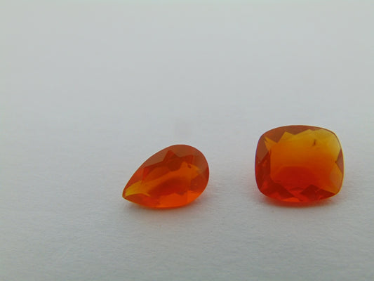 2.50ct Fire Opal 9x7mm 9x8mm