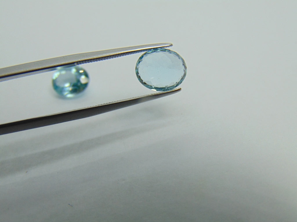 6.24ct Topaz Pair 10x8mm