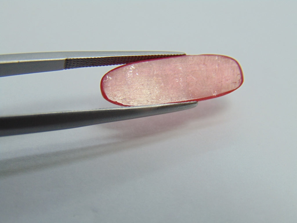 6ct Rhodonite Cabochon 21x7mm
