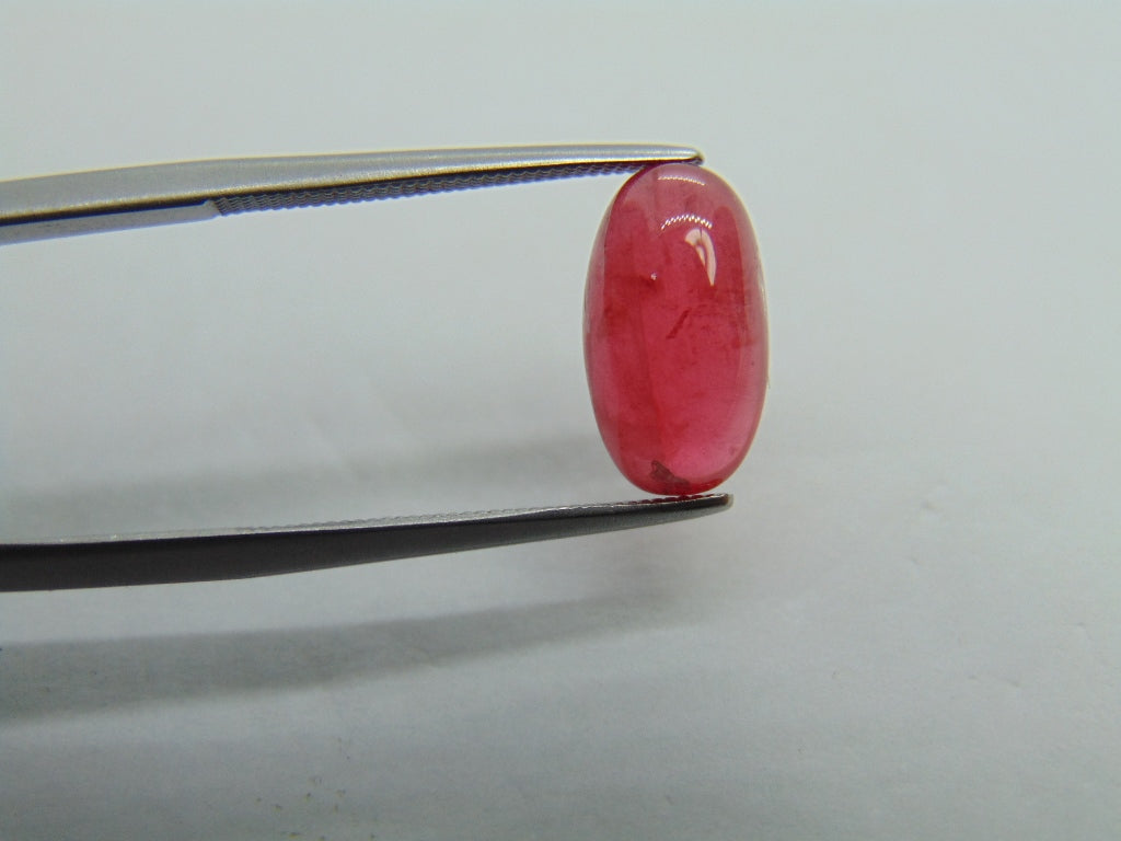 4.25ct Rhodonite Cabochon 12x7mm