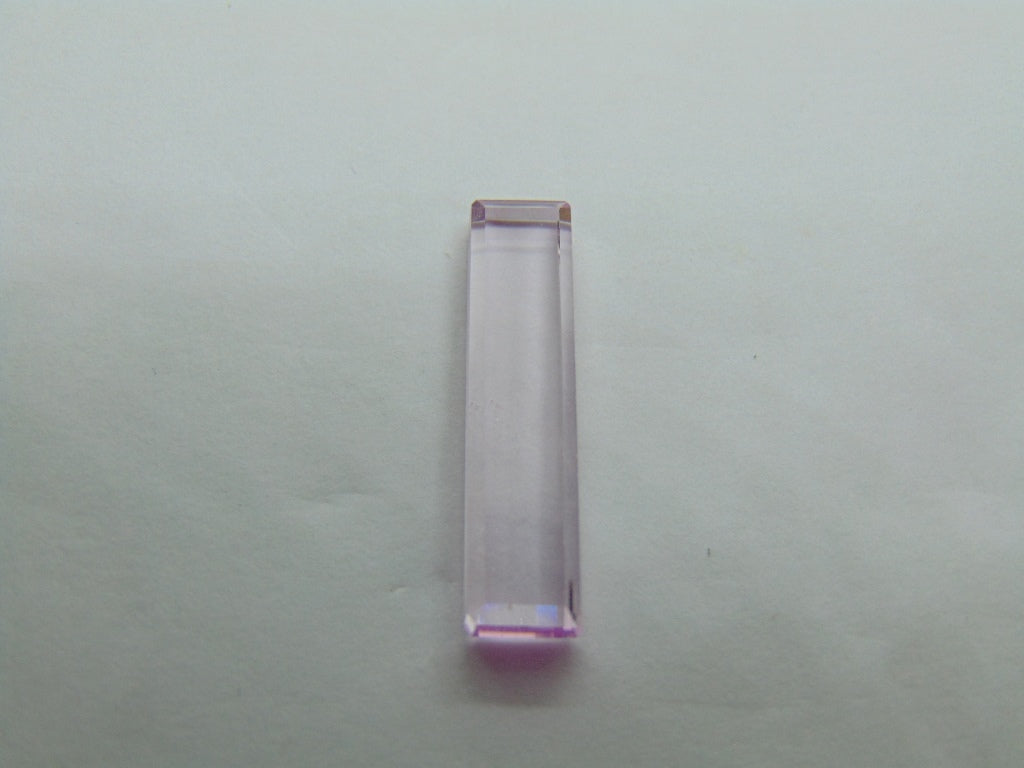 13.60ct Kunzite 22x6mm
