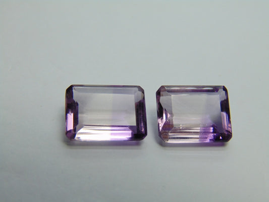 15.65ct Amethyst Bicolor 14x11mm 15x11mm