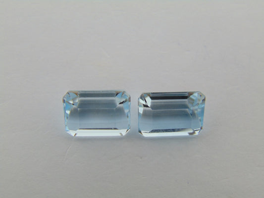 11ct Topaz Pair 10x8mm