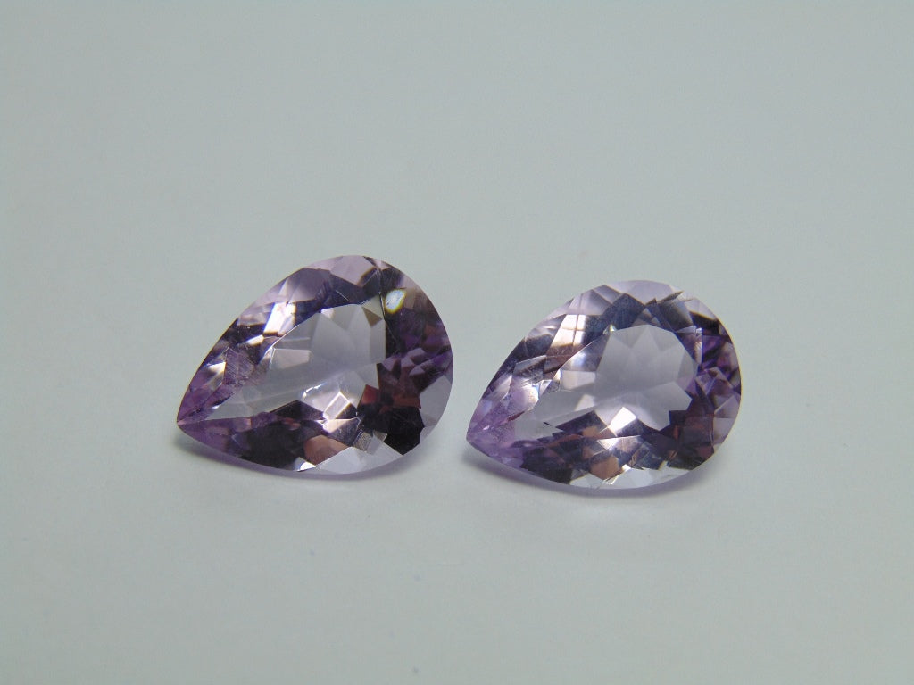 18.80ct Amethyst Pair 17x12mm