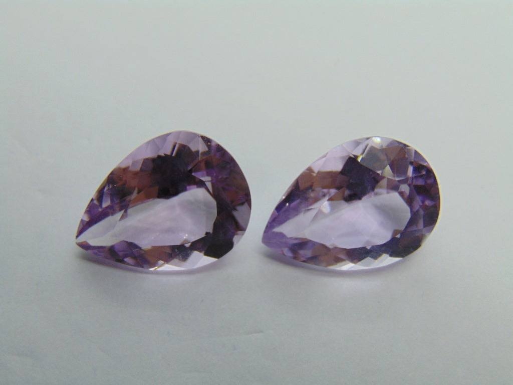 18.80ct Amethyst Pair 17x12mm