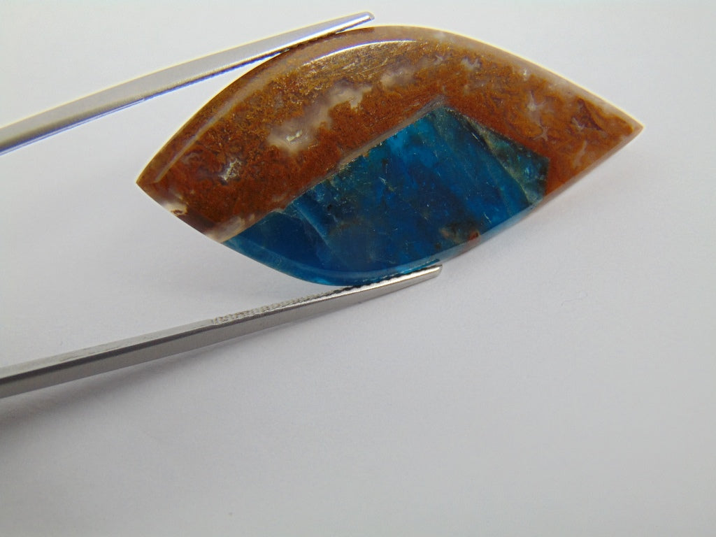 26.70cts Jasper with Apatite
