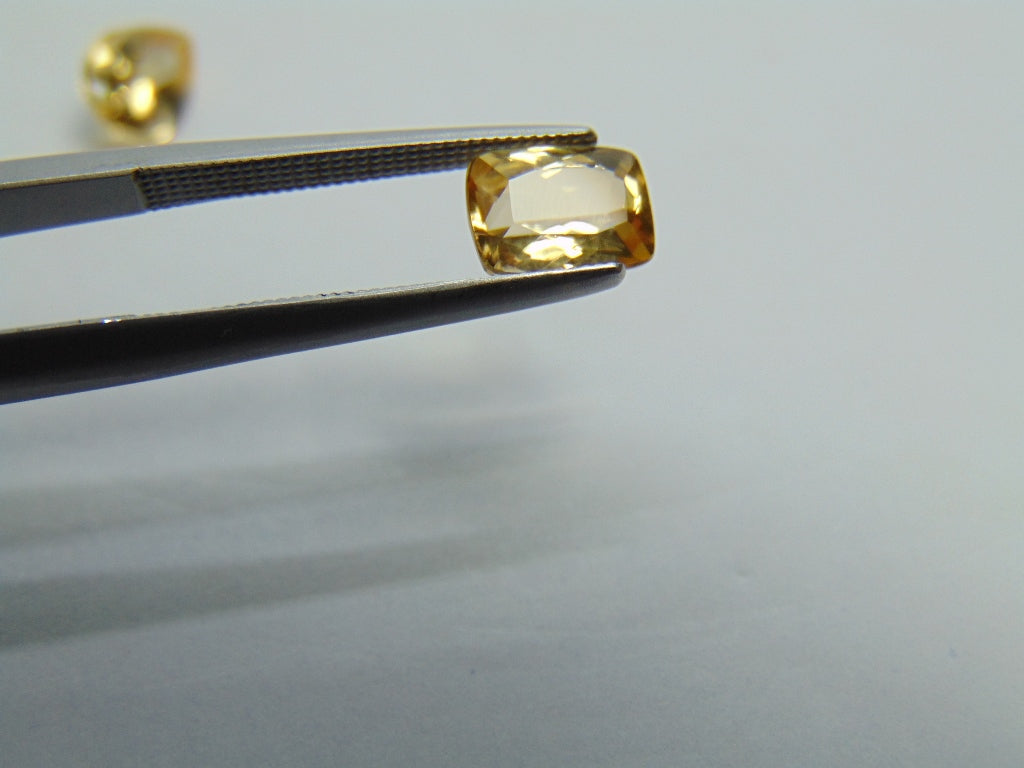 3.20ct Imperial Topaz 9x6mm 7x5mm
