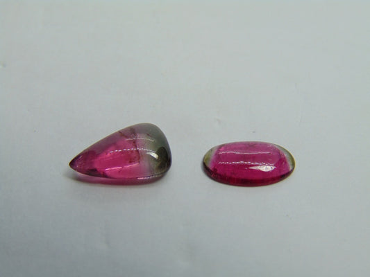 3ct Tourmaline Cabochon 11x7mm 11x6mm