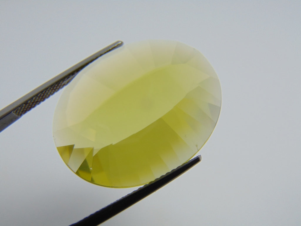 31.10ct Green Gold 26x20mm