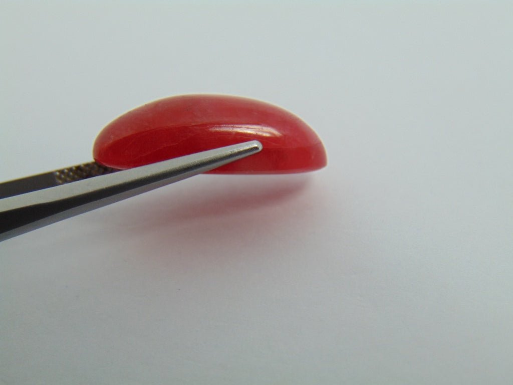 16.99ct Rhodonite Cabochon 22x9mm