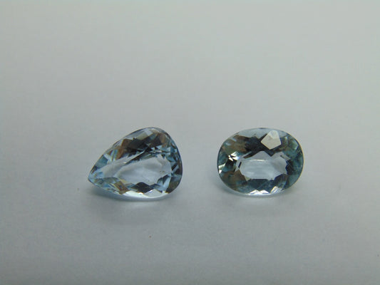 9.10ct Topaz Natural Color 12x5mm 11x9mm
