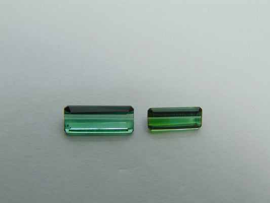 1.27ct Tourmaline 10x4mm 8x3mm