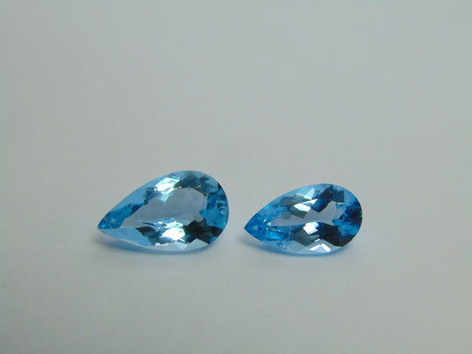10.25ct Topaz Swiss 16x10mm 14x8mm