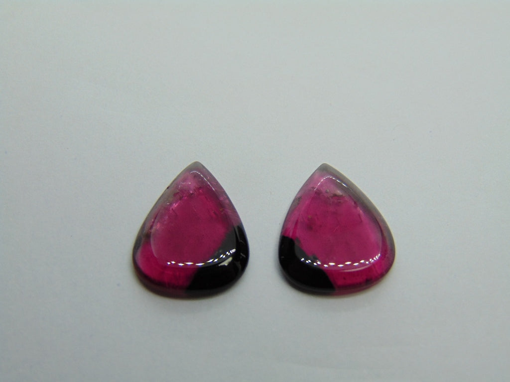 8.90ct Tourmaline Bicolor 15x12mm