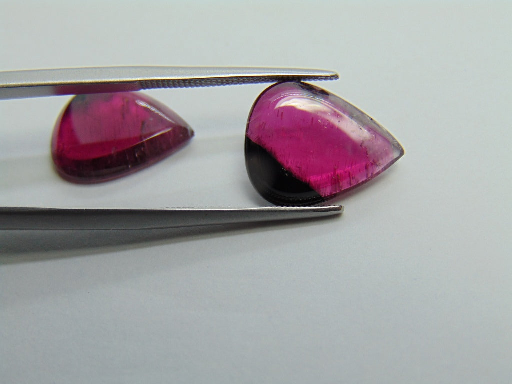 8.90ct Tourmaline Bicolor 15x12mm