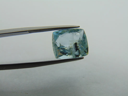 7ct Aquamarine With Inclusion 13x11mm