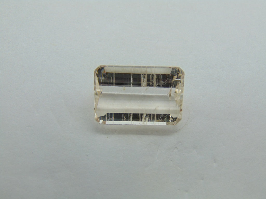 13.10ct Morganite With Needles 17x12mm
