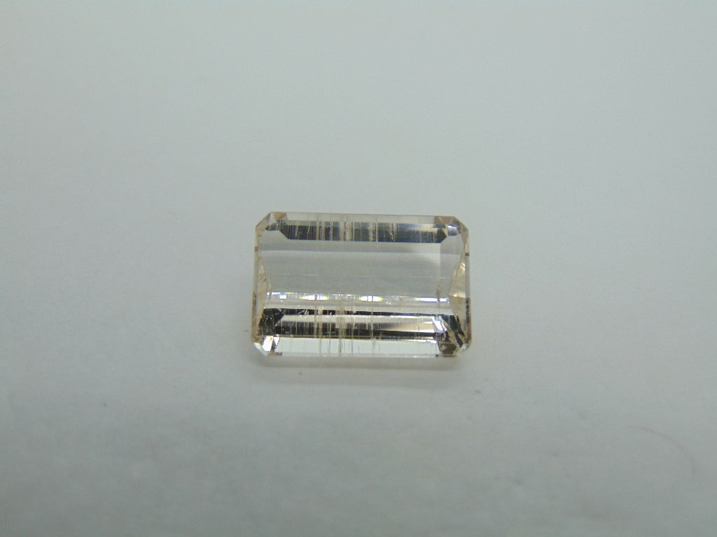 13.10ct Morganite With Needles 17x12mm
