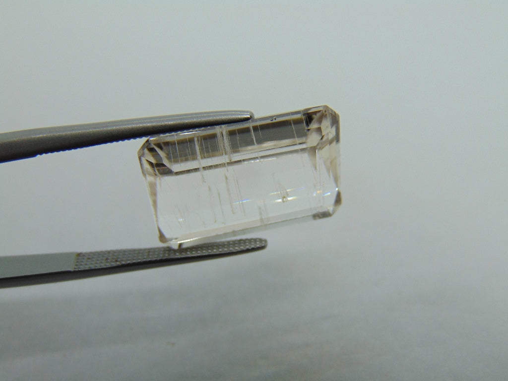 13.10ct Morganite With Needles 17x12mm