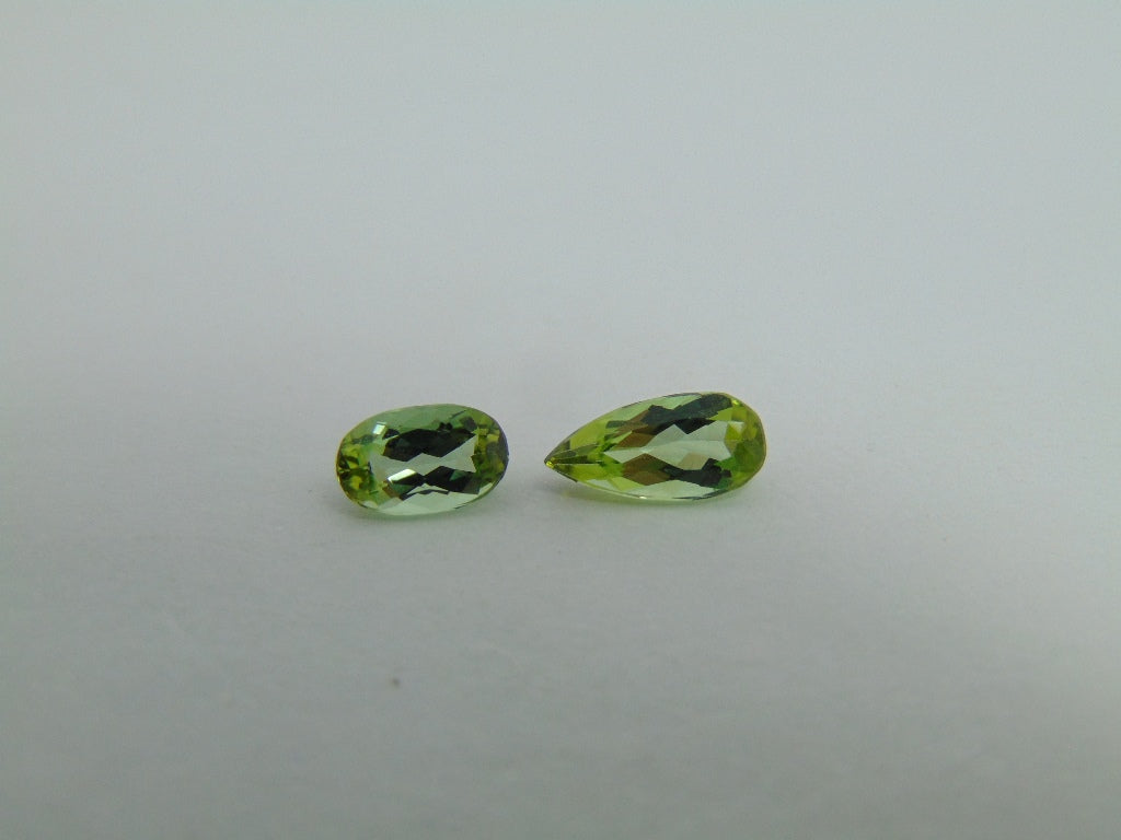 1.90ct Tourmaline 8x5mm 10x5mm