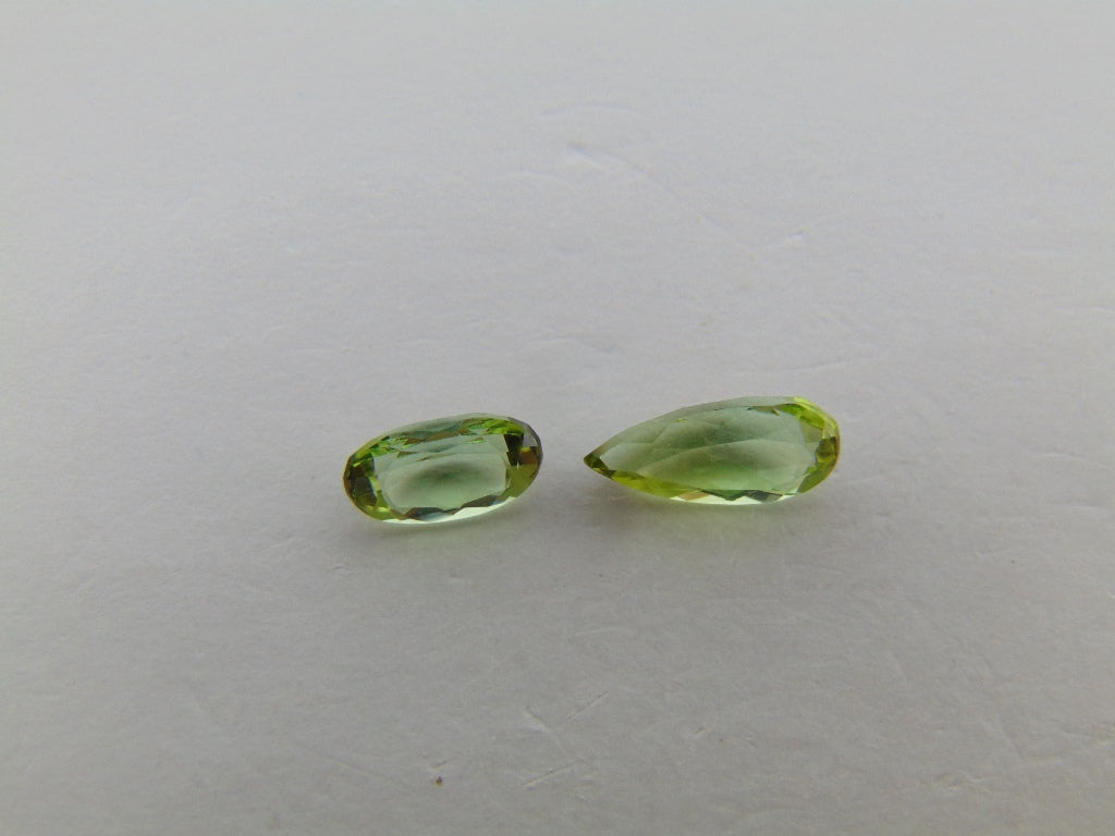 1.90ct Tourmaline 8x5mm 10x5mm