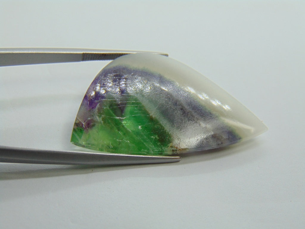 40.50ct Quartz With Fluorite 38x22mm