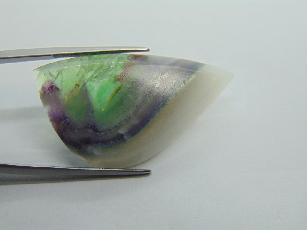 40.50ct Quartz With Fluorite 38x22mm