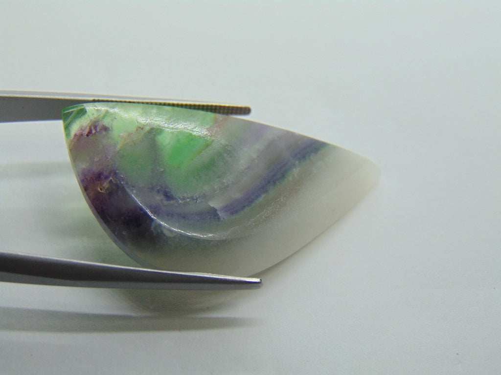40.50ct Quartz With Fluorite 38x22mm
