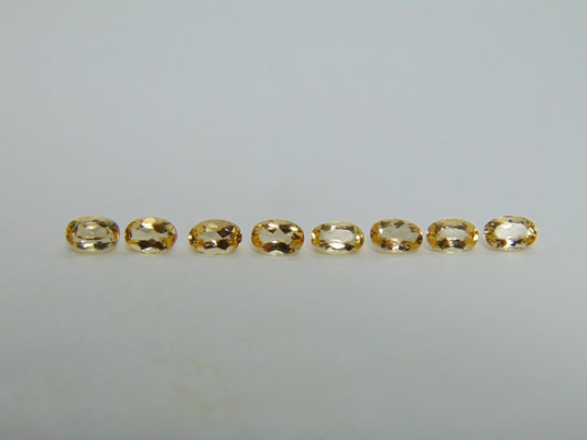 4.40ct Imperials Topaz Calibrated 6x4mm