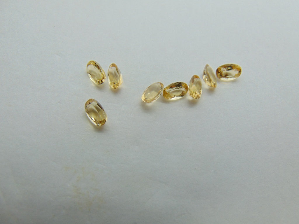 4.40ct Imperials Topaz Calibrated 6x4mm