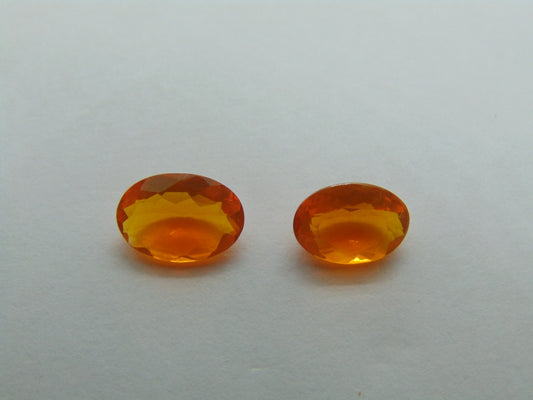 2.26ct Fire Opal 10x7mm 9x7mm