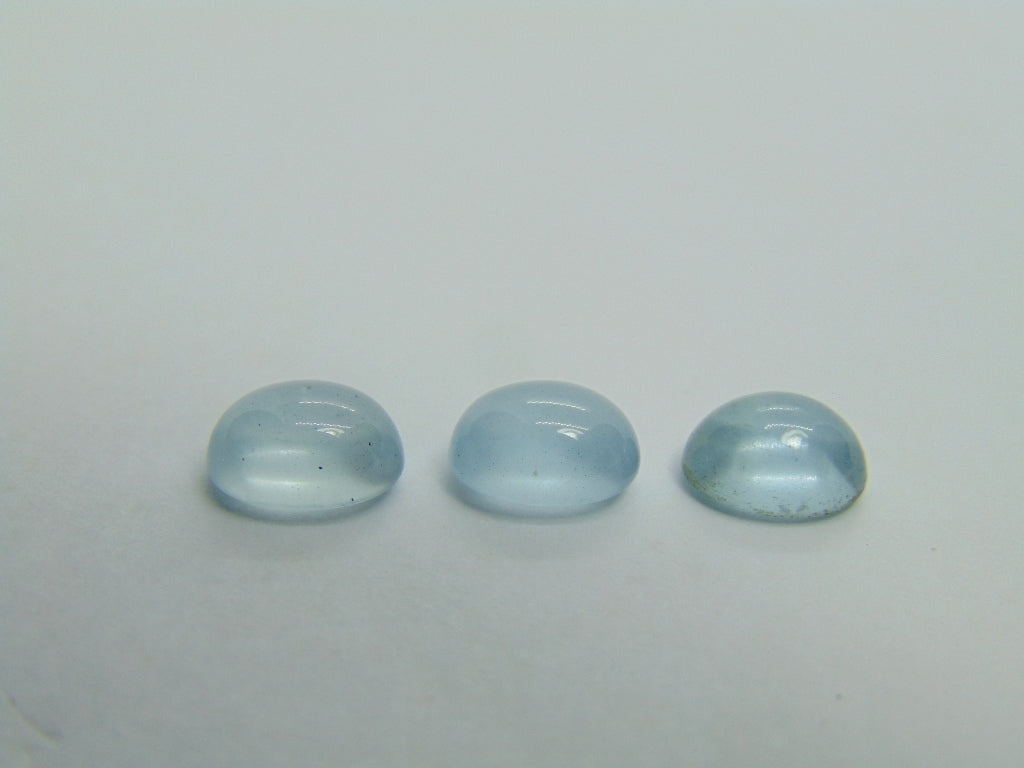 6.25ct Aquamarine Cabochon 9x7mm